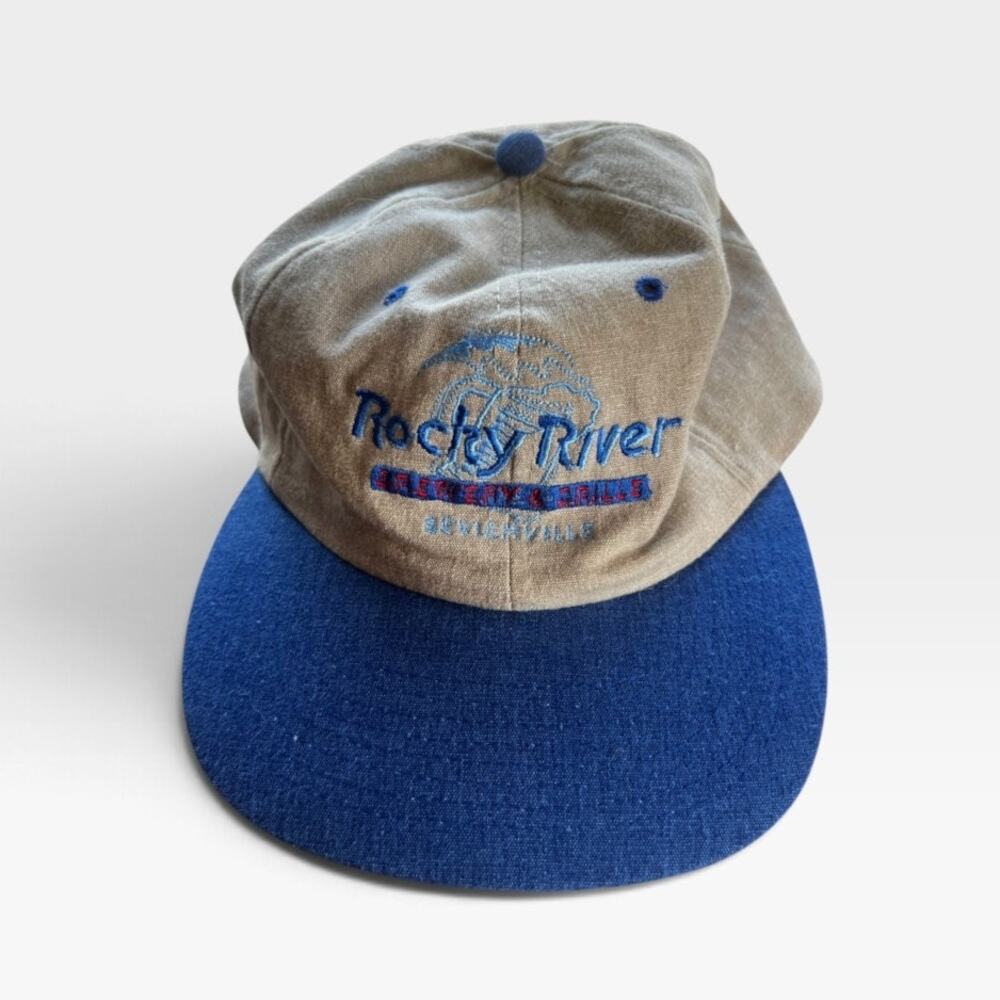 Vintage Rocky River Brewery & Grille Sevierville TN Snapback Trucker Cap